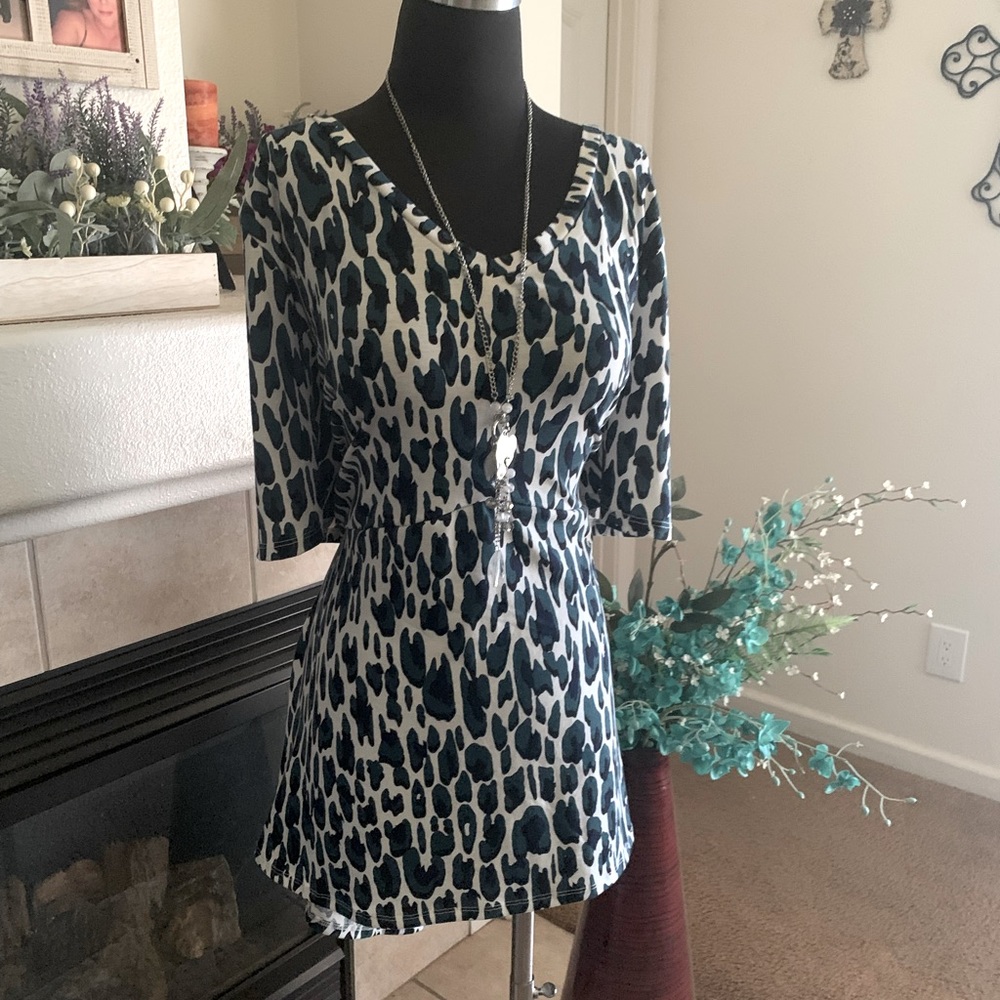 Lularoe Jana Empire Waist Swing Top 3XL NWT